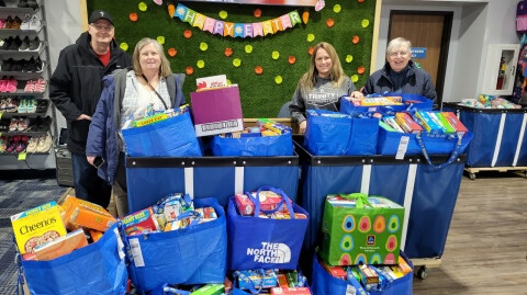 Trinity collects more than 600 boxes of cereal